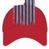 6-Panel Brushed Twill Unstructured Cap Thumbnail