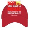 6-Panel Brushed Twill Unstructured Cap Thumbnail
