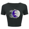 Ladies' Poly-Cotton Crop T-Shirt Thumbnail