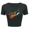 Ladies' Poly-Cotton Crop T-Shirt Thumbnail