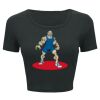 Ladies' Poly-Cotton Crop T-Shirt Thumbnail