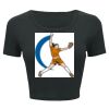 Ladies' Poly-Cotton Crop T-Shirt Thumbnail