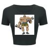 Ladies' Poly-Cotton Crop T-Shirt Thumbnail