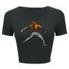 Ladies' Poly-Cotton Crop T-Shirt Thumbnail