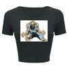 Ladies' Poly-Cotton Crop T-Shirt Thumbnail