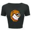 Ladies' Poly-Cotton Crop T-Shirt Thumbnail