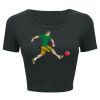 Ladies' Poly-Cotton Crop T-Shirt Thumbnail