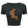 Ladies' Poly-Cotton Crop T-Shirt Thumbnail