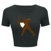 Ladies' Poly-Cotton Crop T-Shirt Thumbnail