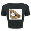 Ladies' Poly-Cotton Crop T-Shirt Thumbnail