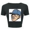 Ladies' Poly-Cotton Crop T-Shirt Thumbnail