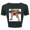 Ladies' Poly-Cotton Crop T-Shirt Thumbnail