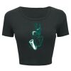 Ladies' Poly-Cotton Crop T-Shirt Thumbnail