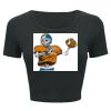 Ladies' Poly-Cotton Crop T-Shirt Thumbnail