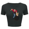 Ladies' Poly-Cotton Crop T-Shirt Thumbnail
