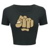 Ladies' Poly-Cotton Crop T-Shirt Thumbnail
