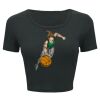 Ladies' Poly-Cotton Crop T-Shirt Thumbnail