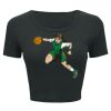 Ladies' Poly-Cotton Crop T-Shirt Thumbnail