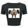 Ladies' Poly-Cotton Crop T-Shirt Thumbnail