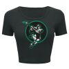 Ladies' Poly-Cotton Crop T-Shirt Thumbnail