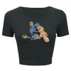 Ladies' Poly-Cotton Crop T-Shirt Thumbnail