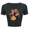 Ladies' Poly-Cotton Crop T-Shirt Thumbnail