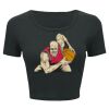 Ladies' Poly-Cotton Crop T-Shirt Thumbnail