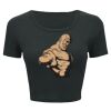Ladies' Poly-Cotton Crop T-Shirt Thumbnail
