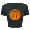 Ladies' Poly-Cotton Crop T-Shirt Thumbnail