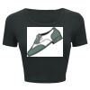 Ladies' Poly-Cotton Crop T-Shirt Thumbnail