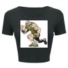 Ladies' Poly-Cotton Crop T-Shirt Thumbnail