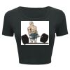 Ladies' Poly-Cotton Crop T-Shirt Thumbnail