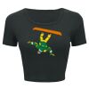 Ladies' Poly-Cotton Crop T-Shirt Thumbnail