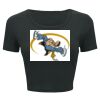 Ladies' Poly-Cotton Crop T-Shirt Thumbnail