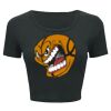 Ladies' Poly-Cotton Crop T-Shirt Thumbnail