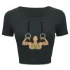 Ladies' Poly-Cotton Crop T-Shirt Thumbnail