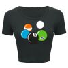 Ladies' Poly-Cotton Crop T-Shirt Thumbnail