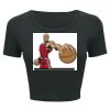 Ladies' Poly-Cotton Crop T-Shirt Thumbnail