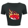 Ladies' Poly-Cotton Crop T-Shirt Thumbnail