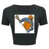 Ladies' Poly-Cotton Crop T-Shirt Thumbnail