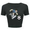 Ladies' Poly-Cotton Crop T-Shirt Thumbnail
