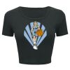 Ladies' Poly-Cotton Crop T-Shirt Thumbnail