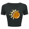 Ladies' Poly-Cotton Crop T-Shirt Thumbnail