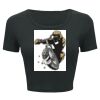 Ladies' Poly-Cotton Crop T-Shirt Thumbnail
