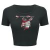 Ladies' Poly-Cotton Crop T-Shirt Thumbnail