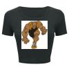Ladies' Poly-Cotton Crop T-Shirt Thumbnail