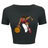 Ladies' Poly-Cotton Crop T-Shirt Thumbnail