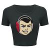 Ladies' Poly-Cotton Crop T-Shirt Thumbnail