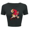 Ladies' Poly-Cotton Crop T-Shirt Thumbnail