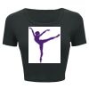 Ladies' Poly-Cotton Crop T-Shirt Thumbnail
